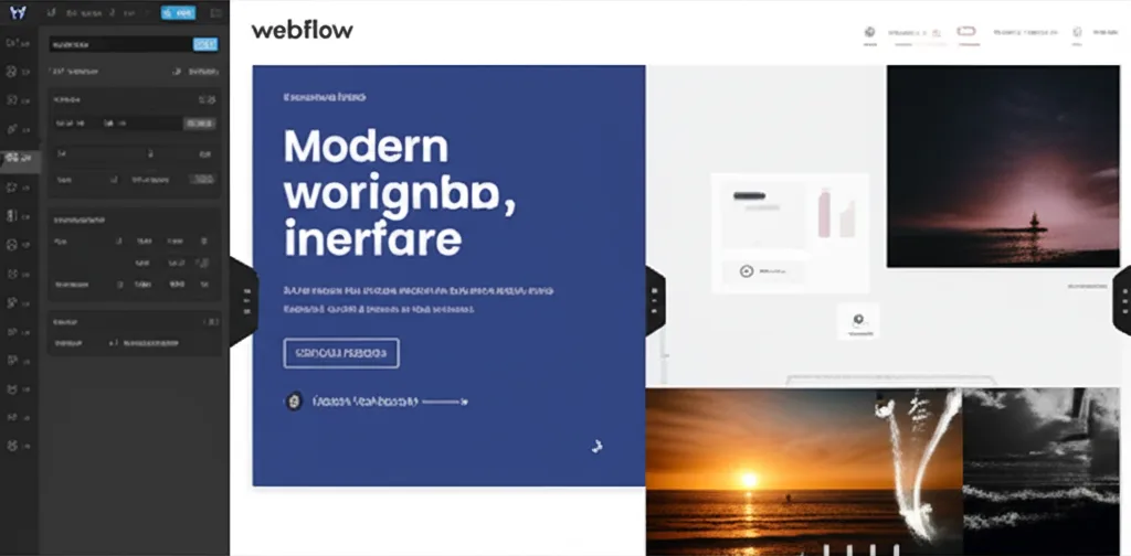 Designer Webflow au travail